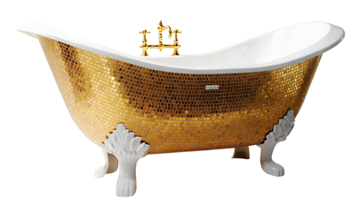 Отделка ванной мозаикой