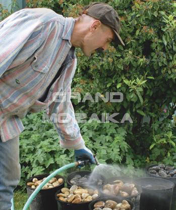 Подготовка гальки Подготовка гальки