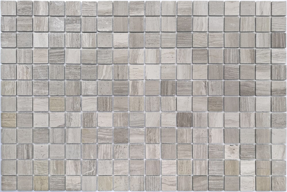 Мозаика Travertino Silver MAT 48x48x7 серия Pietrine
