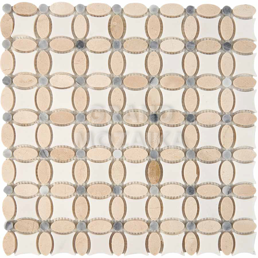 Мозаика из мрамора, серия Natural Stone арт. 76073